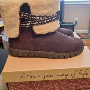 Elegant Fur-Lined Winter Boots